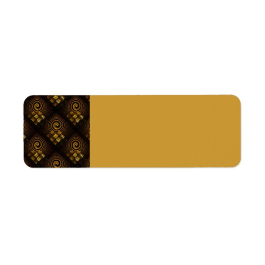 Gold Modern Boho Elegantes abstraktes Kunstmuster  (Vorne)