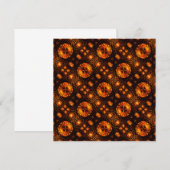 Gold Modern Boho Elegantes abstraktes Kunstmuster  (Vorne/Hinten)