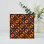 Gold Modern Boho Elegantes abstraktes Kunstmuster  (Stehend Vorderseite)