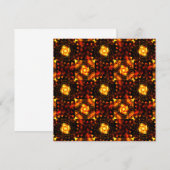 Gold Modern Boho Elegantes abstraktes Kunstmuster  (Vorne/Hinten)