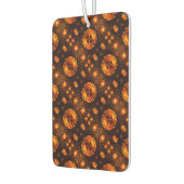 Gold Modern Boho Elegantes abstraktes Kunstmuster  Autolufterfrischer (Links)