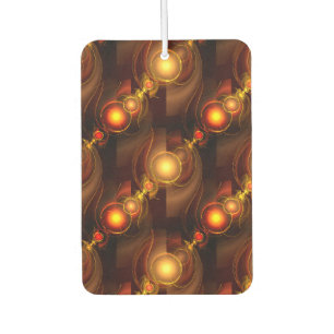 Gold Modern Boho Elegantes abstraktes Kunstmuster  Autolufterfrischer