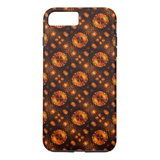 Gold Modern Boho Elegantes abstraktes Kunstmuster Case-Mate iPhone Hülle (Rückseite)