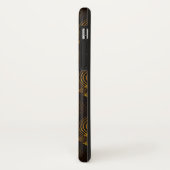 Gold Modern Boho Elegantes abstraktes Kunstmuster Case-Mate iPhone Hülle (Hinten/Links)
