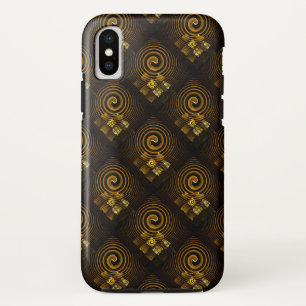 Gold Modern Boho Elegantes abstraktes Kunstmuster Case-Mate iPhone Hülle