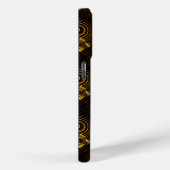 Gold Modern Boho Elegantes abstraktes Kunstmuster Case-Mate iPhone Hülle (Rückseite / Rechts)