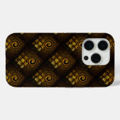 Gold Modern Boho Elegantes abstraktes Kunstmuster Case-Mate iPhone Hülle (Rückseite (Horizontal))