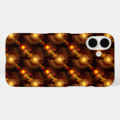 Gold Modern Boho Elegantes abstraktes Kunstmuster Case-Mate iPhone Hülle (Rückseite (Horizontal))