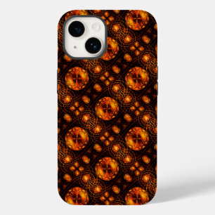 Gold Modern Boho Elegantes abstraktes Kunstmuster Case-Mate iPhone 14 Hülle