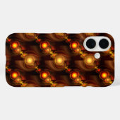 Gold Modern Boho Elegantes abstraktes Kunstmuster Case-Mate iPhone Hülle (Rückseite (Horizontal))