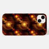 Gold Modern Boho Elegantes abstraktes Kunstmuster  Case-Mate iPhone Hülle (Rückseite (Horizontal))