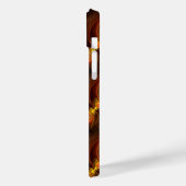 Gold Modern Boho Elegantes abstraktes Kunstmuster  Case-Mate iPhone Hülle (Rückseite / Links)