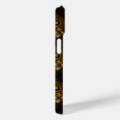 Gold Modern Boho Elegantes abstraktes Kunstmuster Case-Mate iPhone Hülle (Rückseite / Rechts)