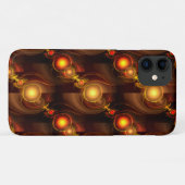Gold Modern Boho Elegantes abstraktes Kunstmuster Case-Mate iPhone Hülle (Rückseite (Horizontal))