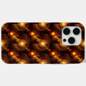 Gold Modern Boho Elegantes abstraktes Kunstmuster Case-Mate iPhone Hülle (Rückseite (Horizontal))