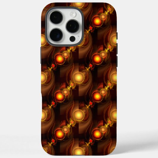 Gold Modern Boho Elegantes abstraktes Kunstmuster  Case-Mate iPhone Hülle (Rückseite)