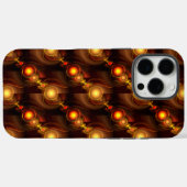 Gold Modern Boho Elegantes abstraktes Kunstmuster  Case-Mate iPhone Hülle (Rückseite (Horizontal))