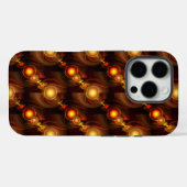 Gold Modern Boho Elegantes abstraktes Kunstmuster Case-Mate iPhone Hülle (Rückseite (Horizontal))
