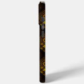 Gold Modern Boho Elegantes abstraktes Kunstmuster Case-Mate iPhone Hülle (Rückseite / Links)