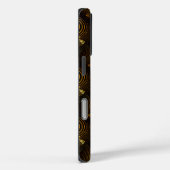 Gold Modern Boho Elegantes abstraktes Kunstmuster Case-Mate iPhone Hülle (Rückseite / Rechts)