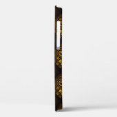 Gold Modern Boho Elegantes abstraktes Kunstmuster Case-Mate iPhone Hülle (Rückseite / Links)