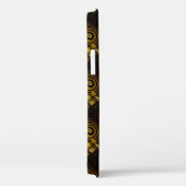 Gold Modern Boho Elegantes abstraktes Kunstmuster Case-Mate iPhone Hülle (Rückseite / Rechts)