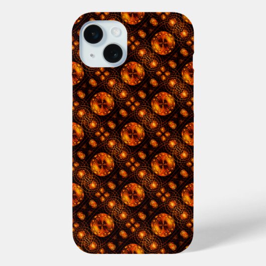 Gold Modern Boho Elegantes abstraktes Kunstmuster Case-Mate iPhone Hülle (Rückseite)
