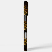 Gold Modern Boho Elegantes abstraktes Kunstmuster Case-Mate iPhone Hülle (Rückseite / Rechts)