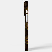 Gold Modern Boho Elegantes abstraktes Kunstmuster Case-Mate iPhone Hülle (Rückseite / Links)