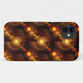 Gold Modern Boho Elegantes abstraktes Kunstmuster Case-Mate iPhone Hülle (Rückseite (Horizontal))