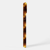 Gold Modern Boho Elegantes abstraktes Kunstmuster  iPhone Hülle (Rechte Seite)