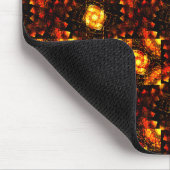 Gold Modern Boho Elegantes abstraktes Kunstmuster  Mousepad (Ecke)