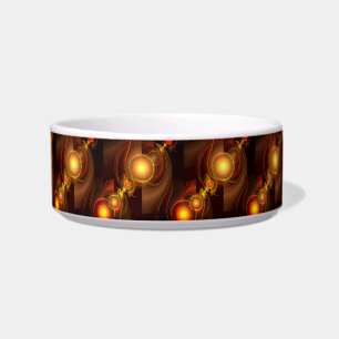 Gold Modern Boho Elegantes abstraktes Kunstmuster  Napf