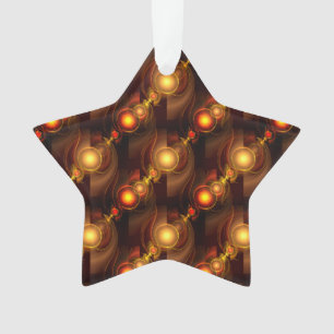 Gold Modern Boho Elegantes abstraktes Kunstmuster Ornament