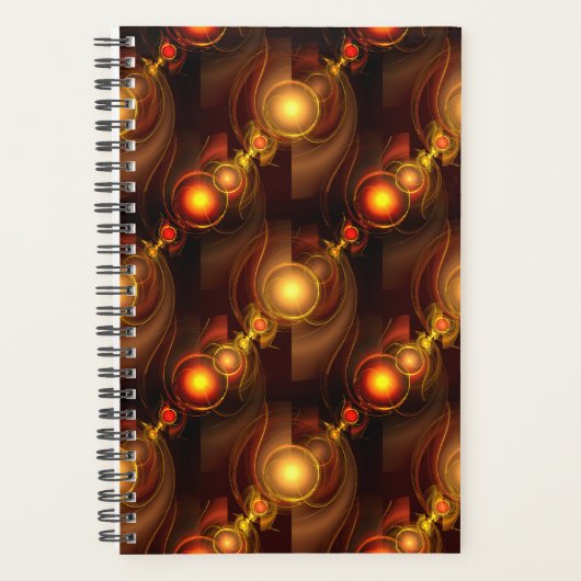 Gold Modern Boho Elegantes abstraktes Kunstmuster Planer (Vorderseite)