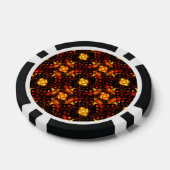 Gold Modern Boho Elegantes abstraktes Kunstmuster Pokerchips (Einzeln)