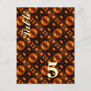 Gold Modern Boho Elegantes abstraktes Kunstmuster Postkarte