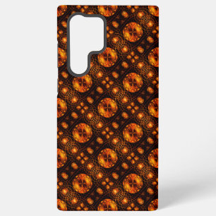 Gold Modern Boho Elegantes abstraktes Kunstmuster  Samsung Galaxy Hülle