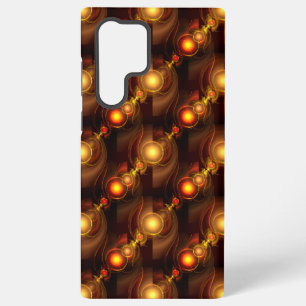 Gold Modern Boho Elegantes abstraktes Kunstmuster  Samsung Galaxy Hülle