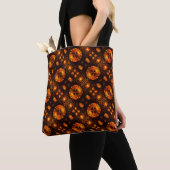 Gold Modern Boho Elegantes abstraktes Kunstmuster  Tasche (Von Nahem)