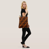Gold Modern Boho Elegantes abstraktes Kunstmuster  Tasche (Am Model)