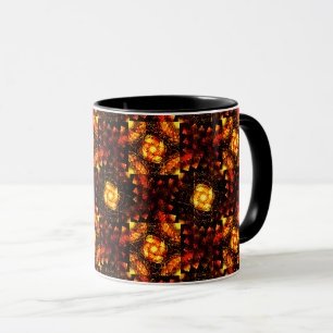 Gold Modern Boho Elegantes abstraktes Kunstmuster  Tasse