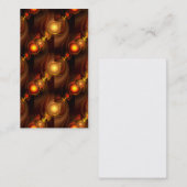 Gold Modern Boho Elegantes abstraktes Kunstmuster Visitenkarte (Vorne/Hinten)