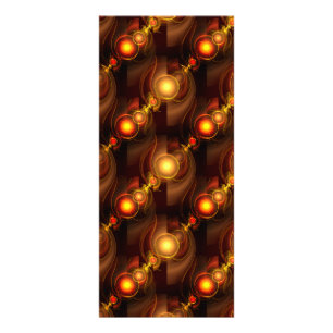 Gold Modern Boho Elegantes abstraktes Kunstmuster Werbekarte