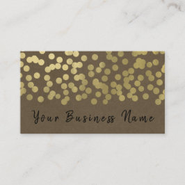 Gold Modern Chic Rustic Kraft Kundenbindung Treuekarte