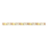 Gold Modern Fringe Satin Ribbon Satinband (Vorderseite)