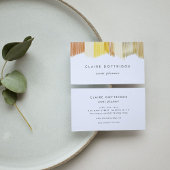 Gold Modern Fringe Visitenkarte