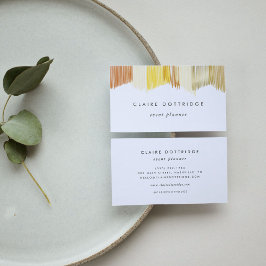 Gold Modern Fringe Visitenkarte