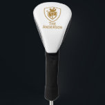 Gold Modern Golf Headcover<br><div class="desc">Für Ihren Tag!</div>
