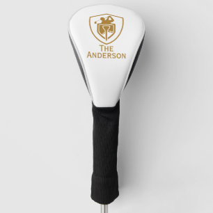 Gold Modern Golf Headcover